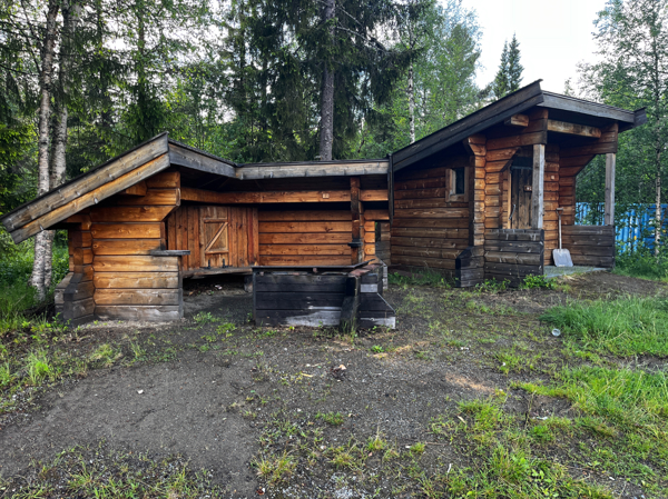 Vindskyddet till vänster