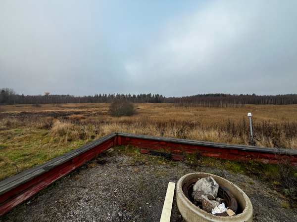 Eldstad och våtmark