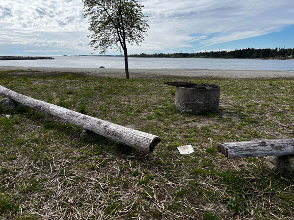 Sittstockar och eldstad