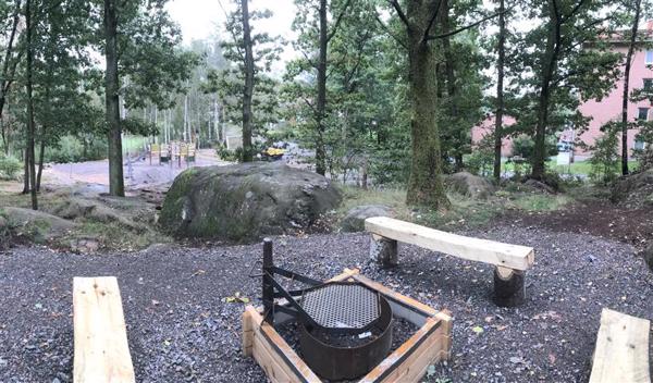 Grillplats vid Pepparedsleken