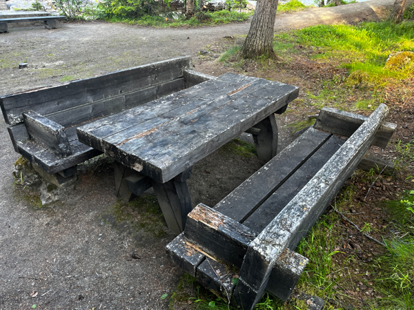 Stabilt bänkbord
