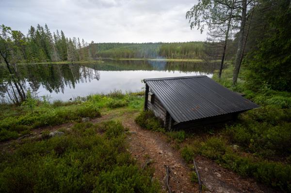 Lilla kroktjärn Vindskydd