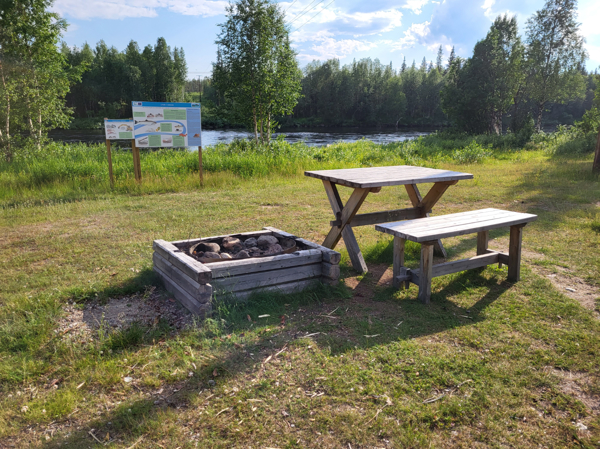 Grillplats vid Linaälven