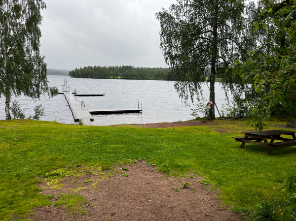 Översikt över badplatsen