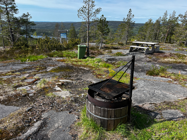 Bänkbord en liten bit bort