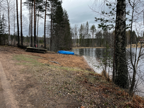 Sandstranden en liten bit bort