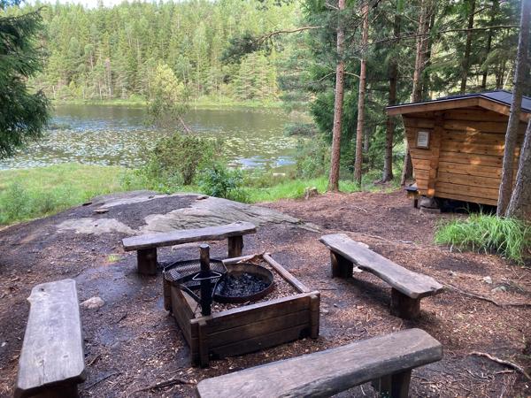 Tvängen Svartedalen vindskydd utsikt