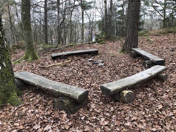 Valås skolskogs övre grillplats