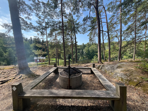 Vattenledningsparken: grillplats Åsendammen 2